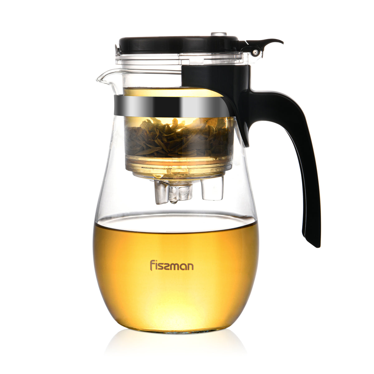 Glass Filtering Tea Maker Teapot 600ml personal tea pot BY BA Collections