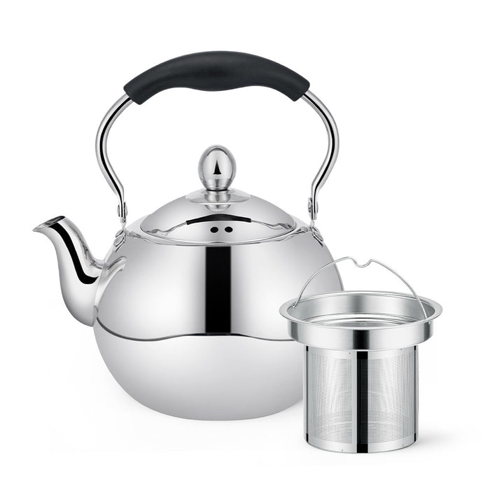 Tea pot with steel strainer 1.5 LTR (Stainless Steel)