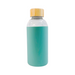 Glass Sports Travel Water Bottle with Bamboo Lid – 600ml