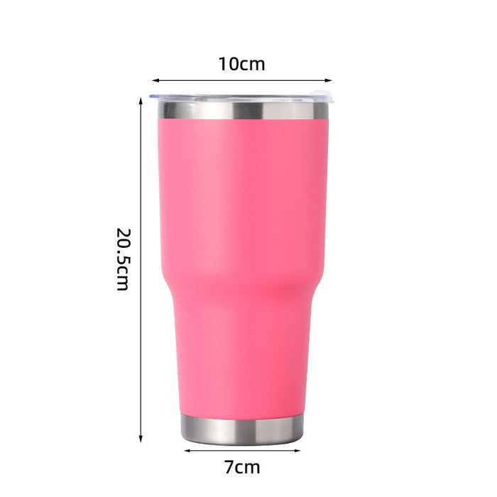 Double Wall Stainless Steel 880mL/30oz Tumbler with Lid