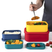 Colourful Bento Boxes For Kids Set makes meals exciting with bright designs and healthy foods.