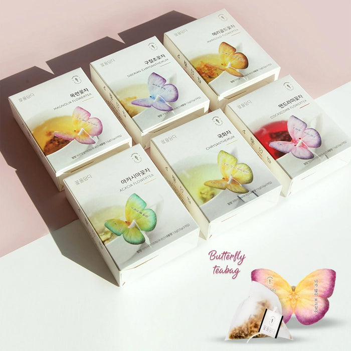 KKOKDAM Butterfly Flower Tea Gift Box - 6 Flavours